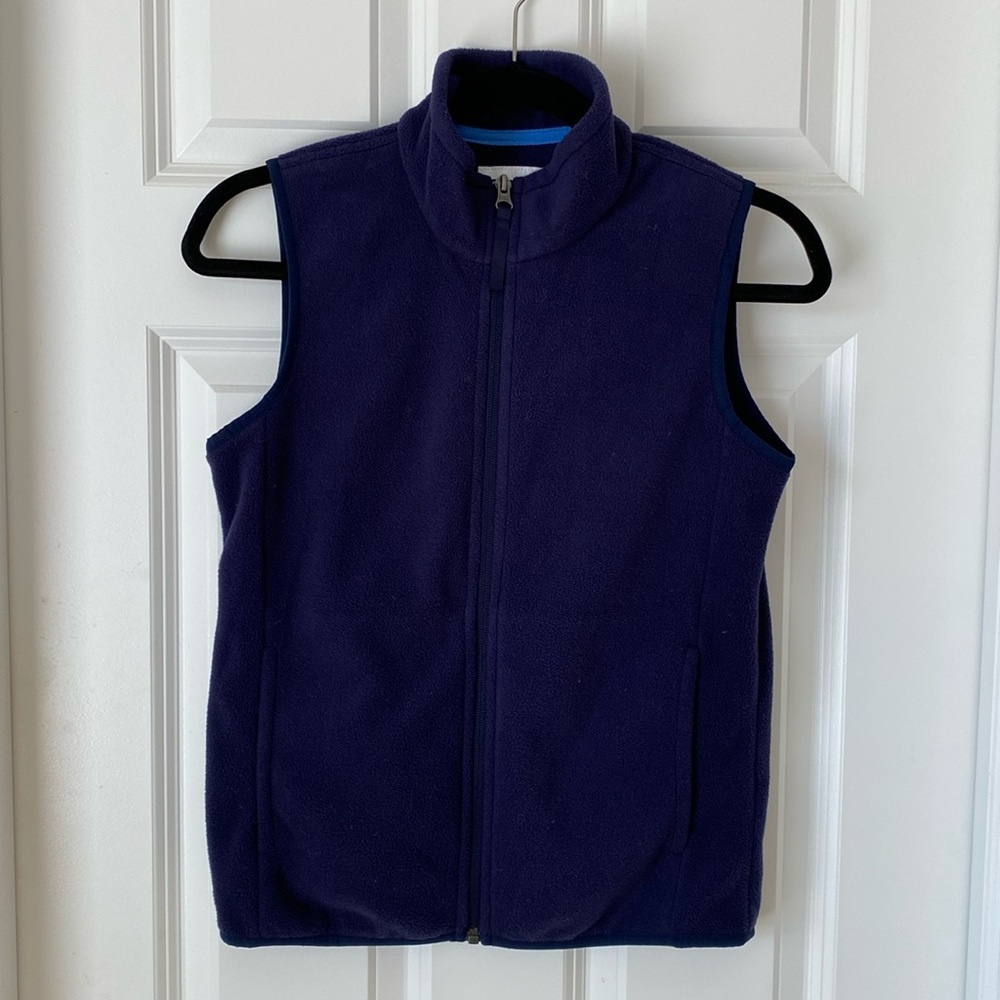 Amazon Essentials Boys‎ Fleece Vest - Navy Blue - Large